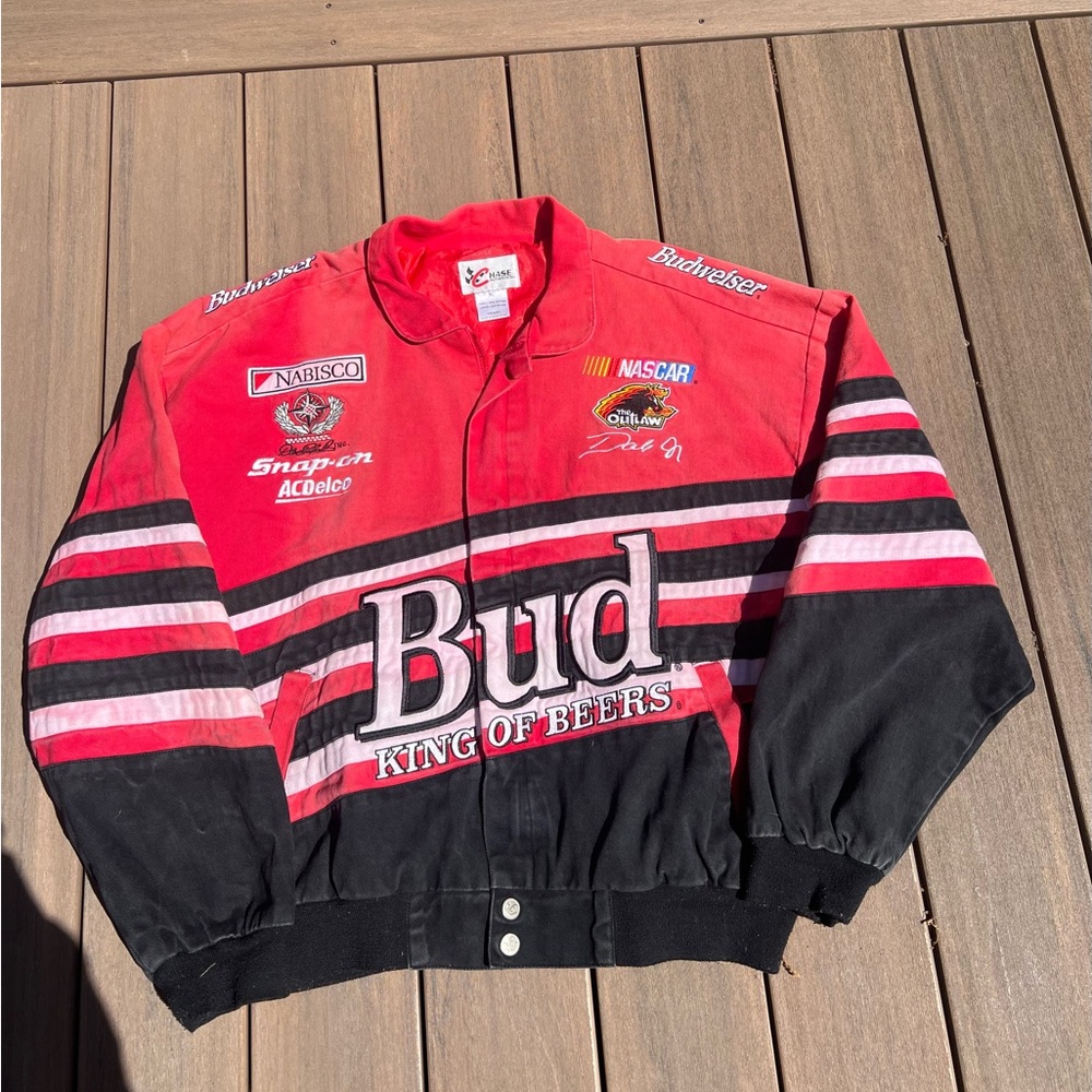Chase Authentics x Budweiser Dale Earnhardt jr Nascar Jacket
